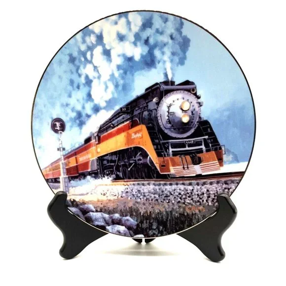 Romantic Age Of Steam Knowles Collector Plate Train Engines The Daylight - Picture 1 of 9